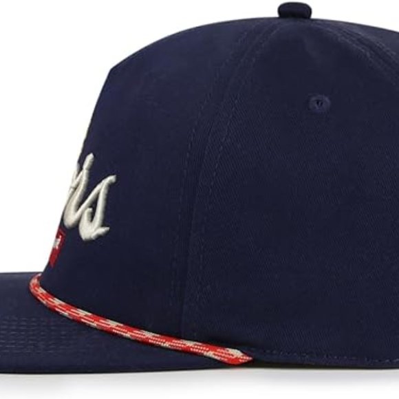 Officially Licensed Coors Banquet Beer Coachella Rope Hat, Navy, Snapback, NWT - Picture 3 of 3